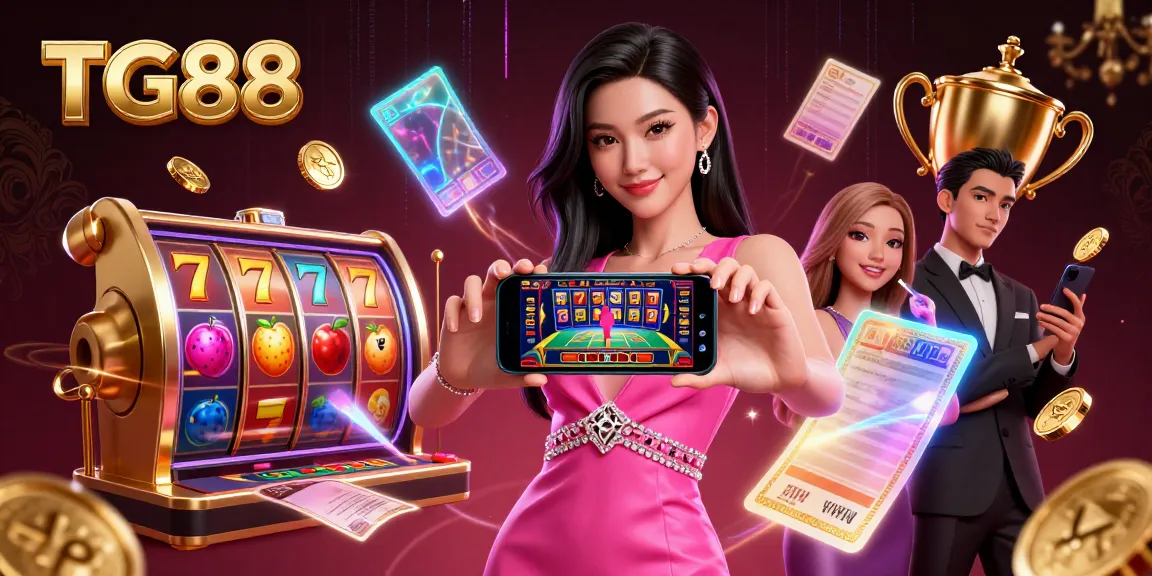 Engage with TG88's exciting live dealer games showcased in vibrant detail and modern style.