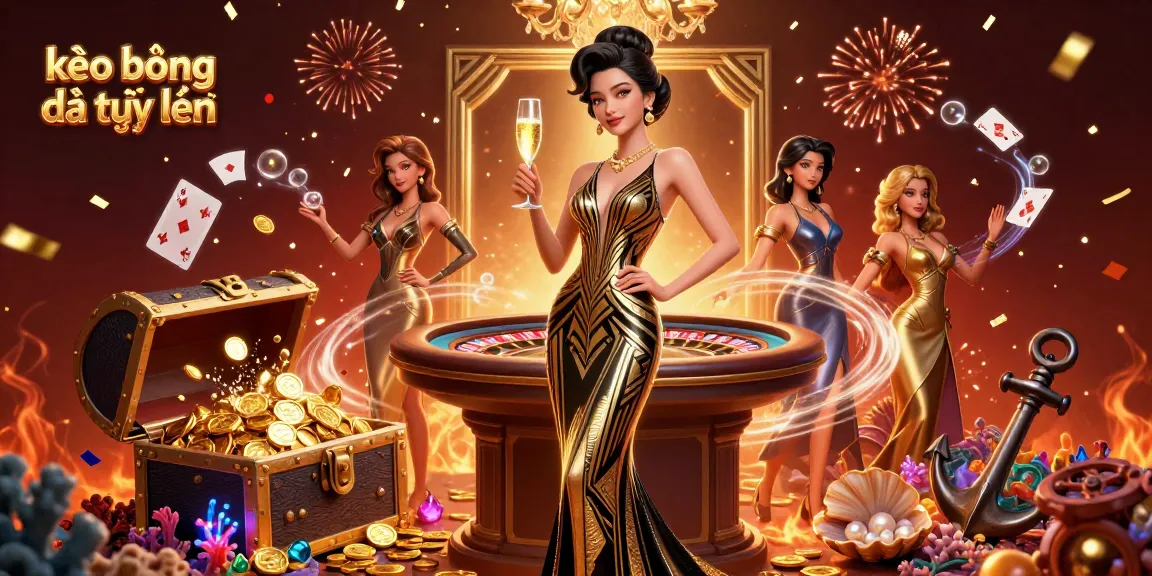 Place bets on kèo bóng đá trực tuyến and celebrate victories in a glamorous casino scene.