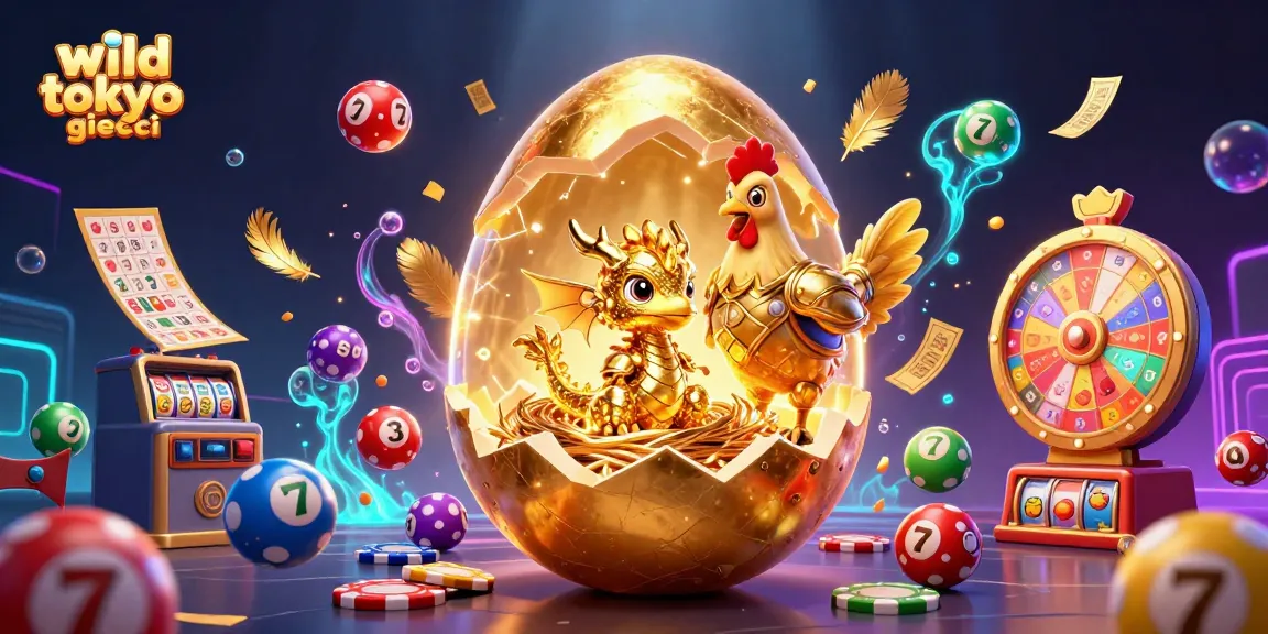 Gioca alle slot su wild tokyo giochi con draghi dorati e palline della lotteria in un incontro vibrante.