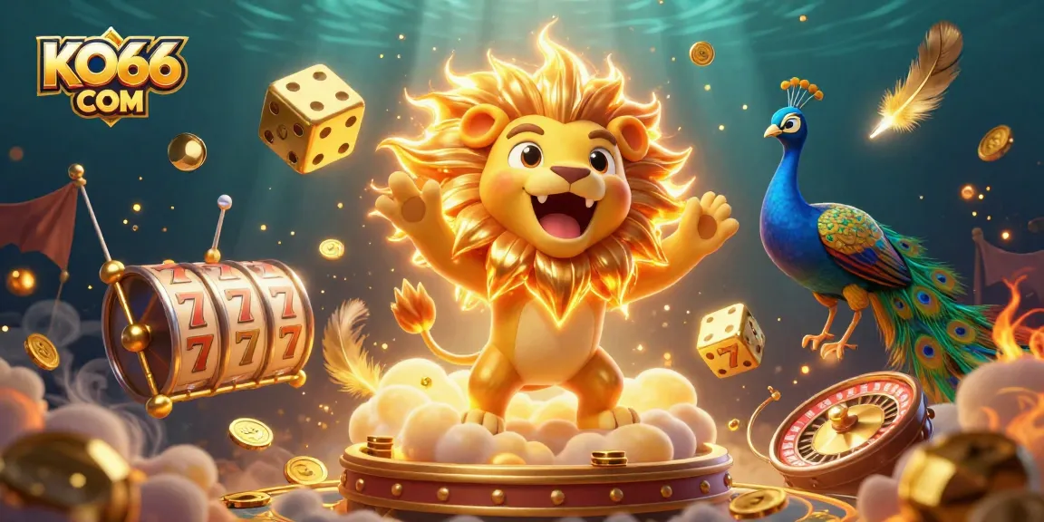 Experience thrilling gameplay at KO66 COM with exciting slots, gaming tokens, and vibrant characters.
