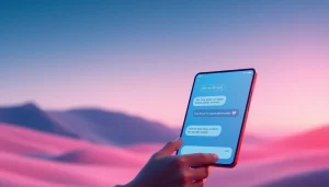 Engaging interface of a sex AI chat with a warm, inviting design, highlighting personal connection.