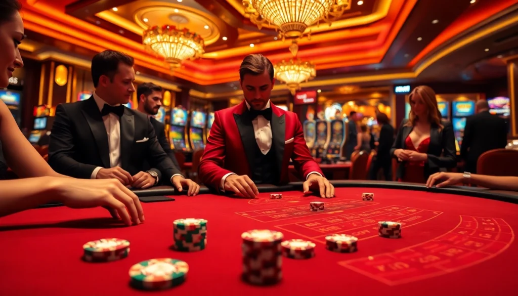 Experience the thrilling Baccarat action at XX88's luxurious casino environment.